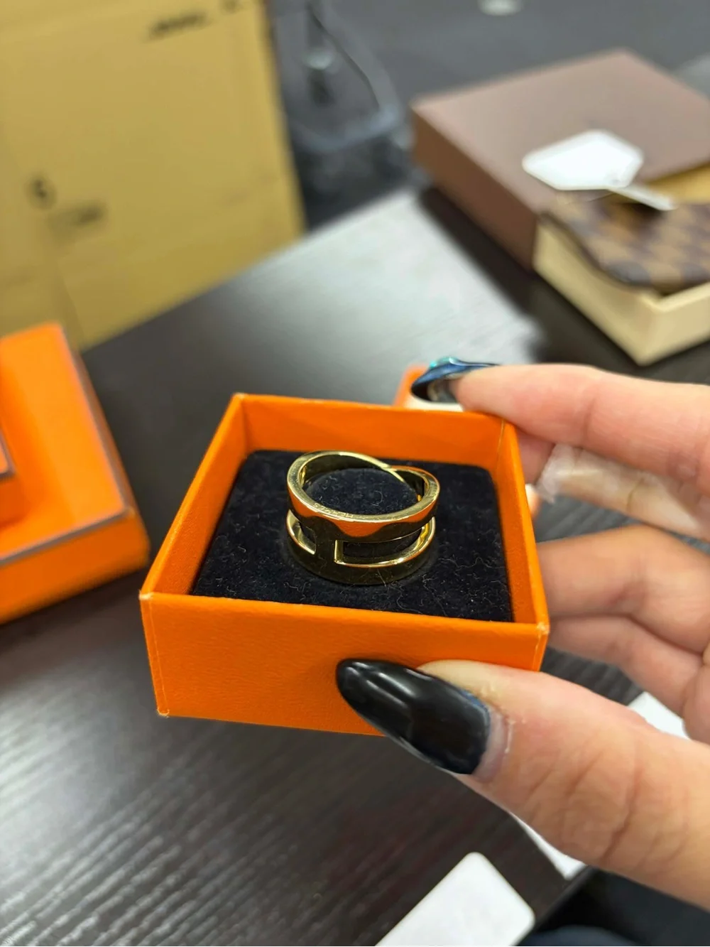 Hermes Scarf Ring - Picture 7 of 11
